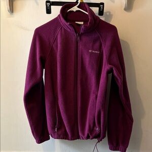 Columbia Full-Zip Fleece Jacket - Plum